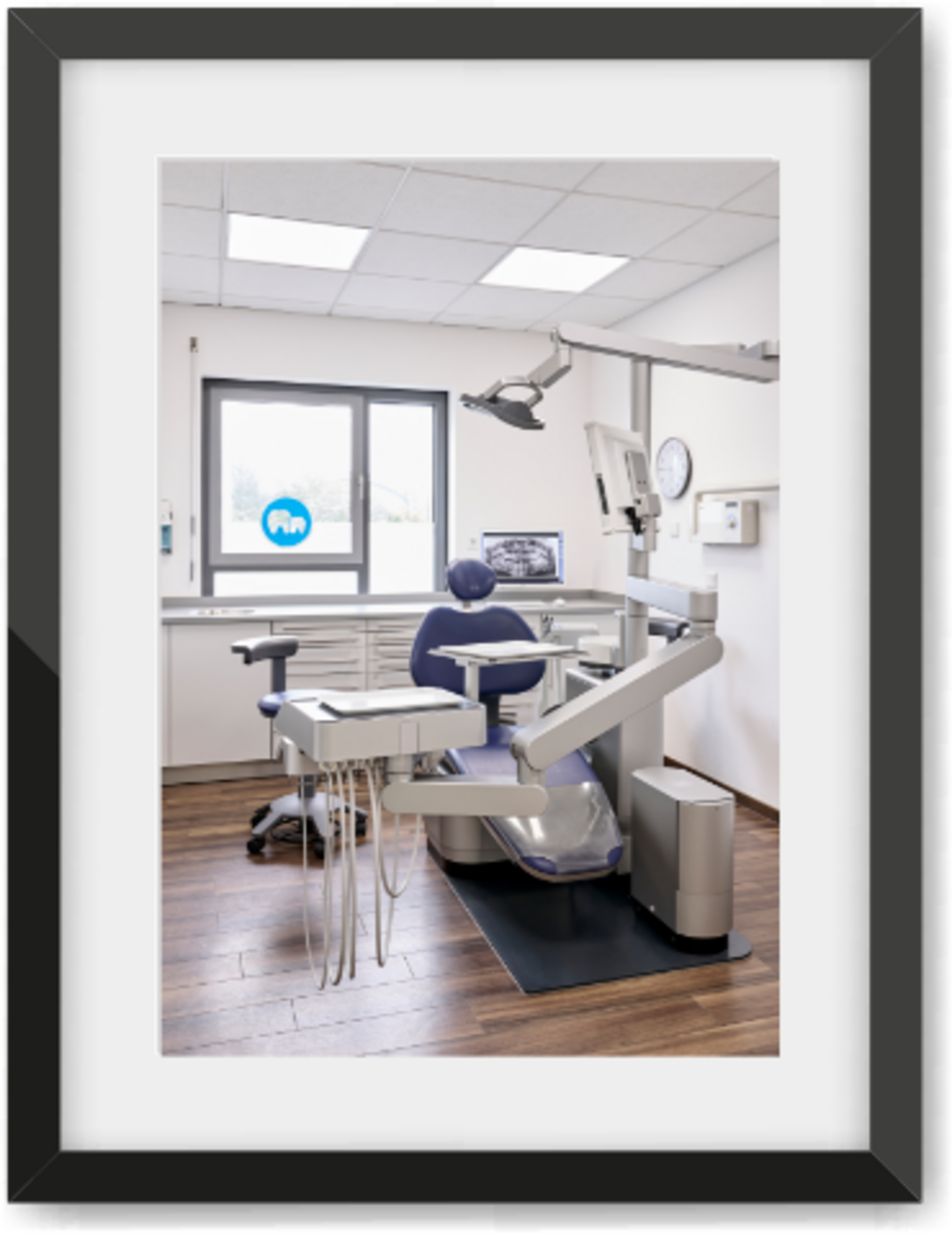 Ein Behandlungsraum in der Zahnarztpraxis zahnpluszähnchen in Nürnberg