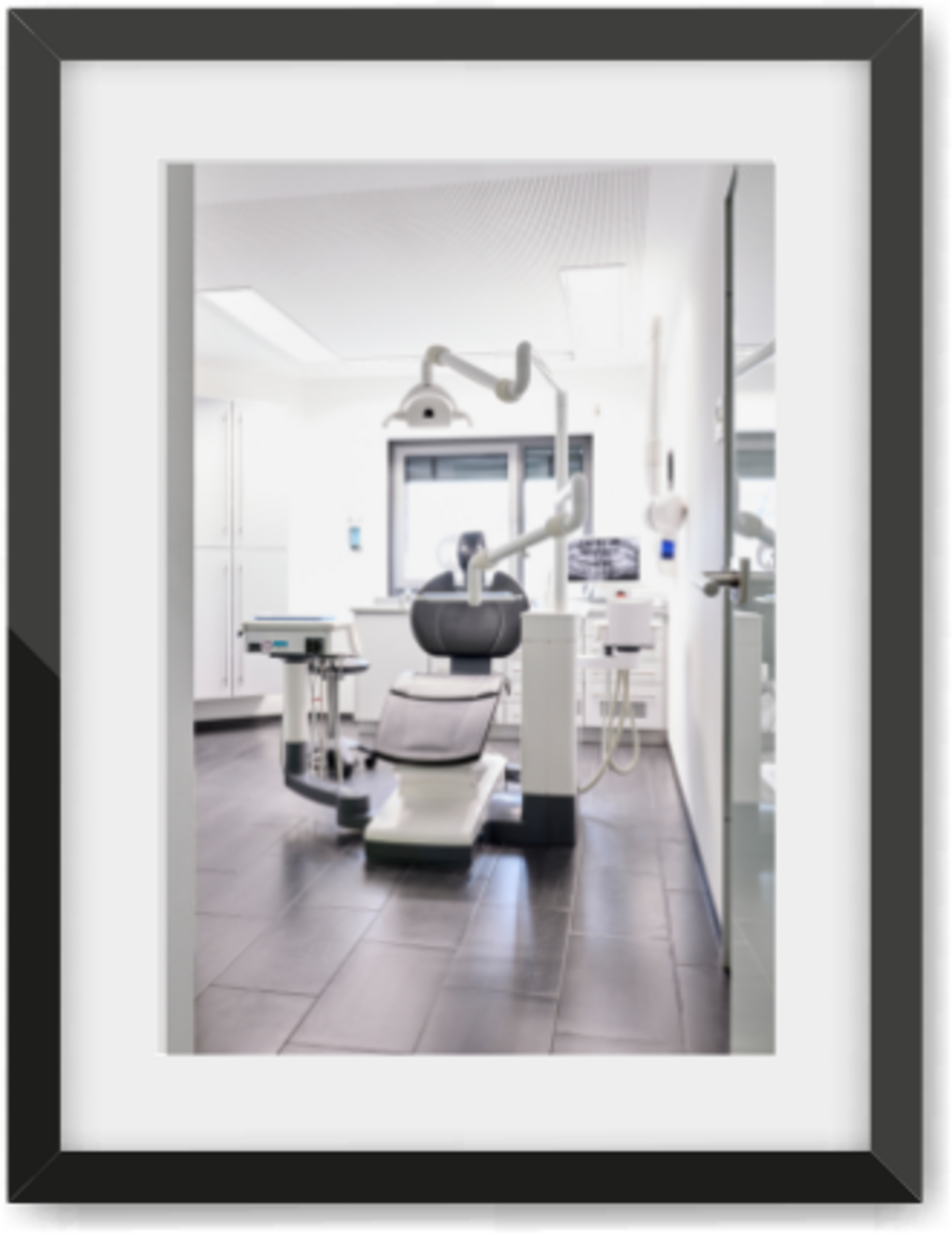 Ein Behandlungsstuhl in der Zahnarztpraxis zahnpluszähnchen in Nürnberg